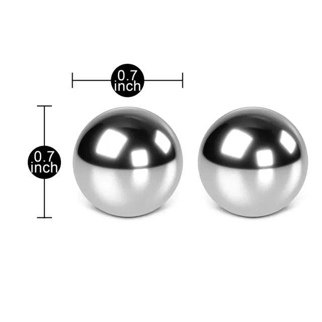 Stainless Steel Duo Balls Kegel Exercise Weight Toy > Sex Toys For Ladies > Orgasm Balls