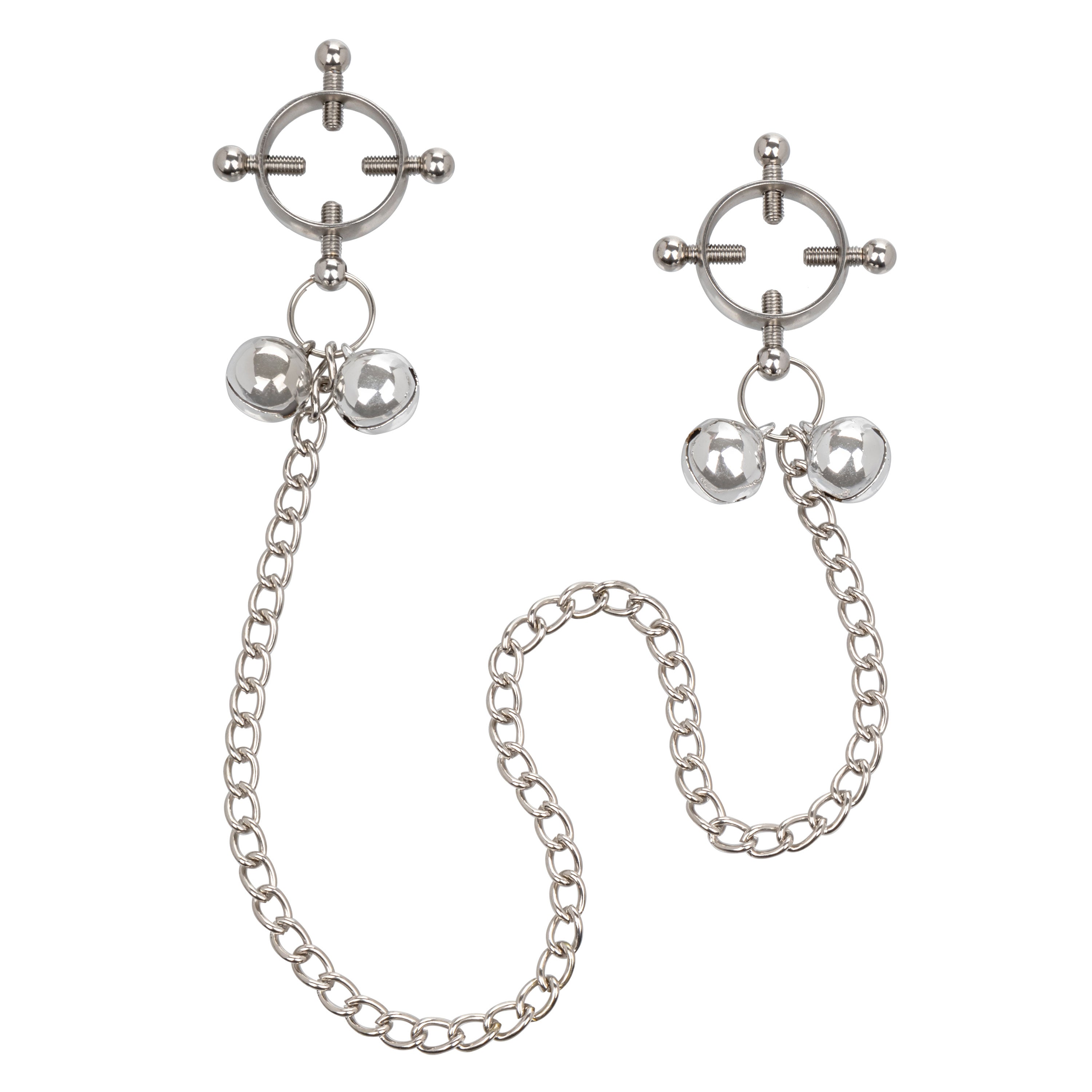 Nipple Grips 4-Point Nipple Press with Bells – Adjustable Nipple Clamp > Sex Toys > Nipple Clamps