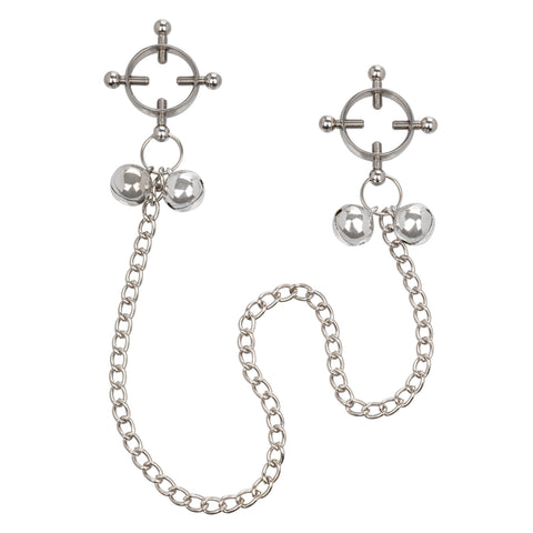 Nipple Grips 4-Point Nipple Press with Bells – Adjustable Nipple Clamp > Sex Toys > Nipple Clamps