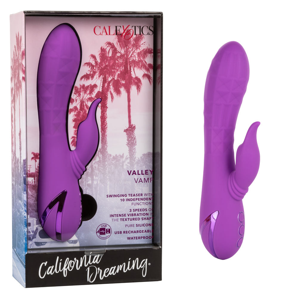 Rechargeable Valley Vamp Clitoral Vibrator With Rhythm Vibrators - G Spot