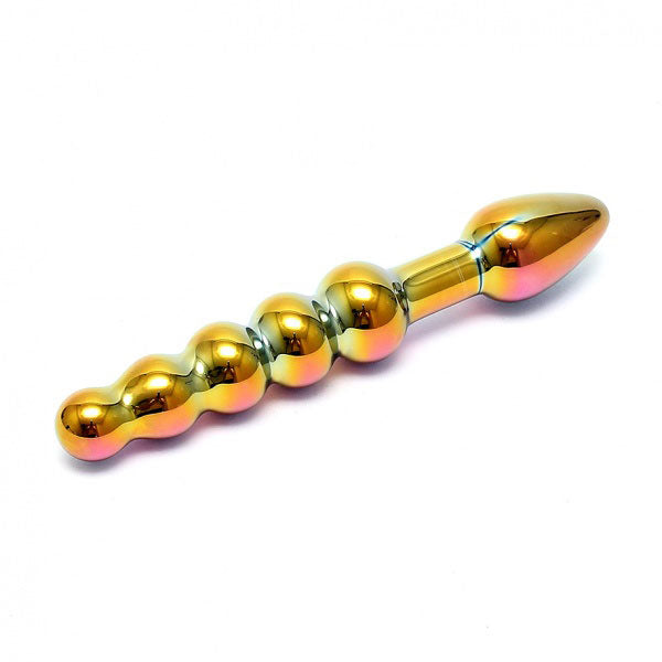 Glass Laila Dual Ended Anal Probe Multi Colored Design Default Title > Sex Toys > Glass