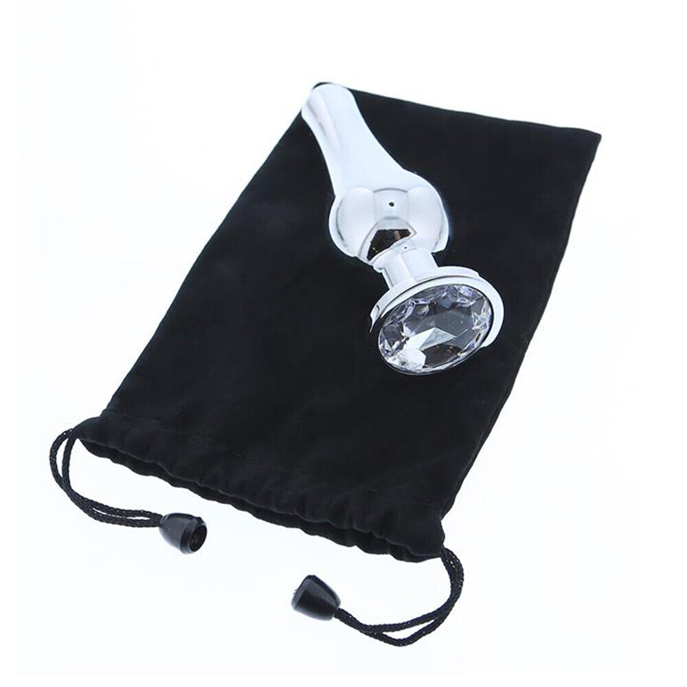 Gleaming Butt Plug Set Silver > Anal Range > Jewel Butt Plugs