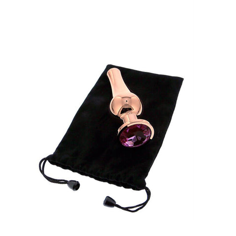 Gleaming Rose Gold Butt Plug Set Luxury Conical Gems > Anal Range > Jewel Butt Plugs