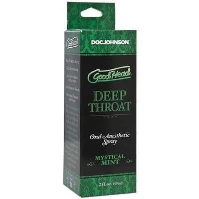 Goodhead Deep Throat Spray Mystical Mint 2 Fluid Ounces Oral Gels & Sprays