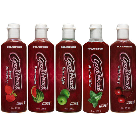 Goodhead Oral Delight Gel 1 Ounce 5 Pack 28g ea > Lube > Oral Gels & Sprays