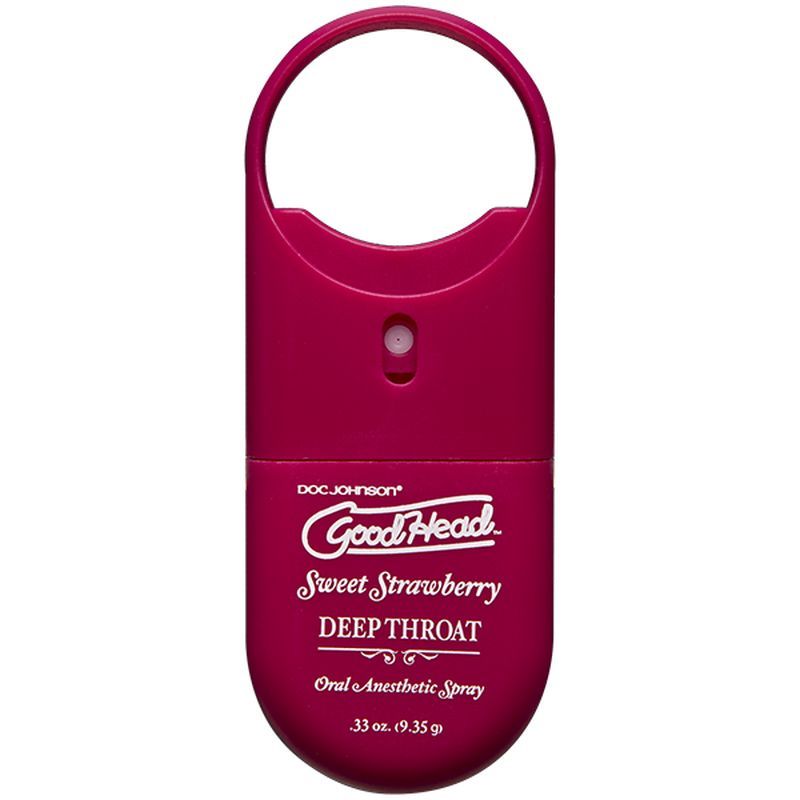 GoodHead Deep Throat Spray Sweet Strawberry – 9ml & 59ml Secondary image
