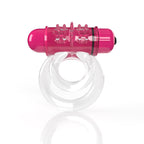 Double O 6 Vibrating Ring – Low Pitch Bass, Powerful 4B Bullet, Secure Fit, Rechargeable Ring > Cock Ring > Vibrating