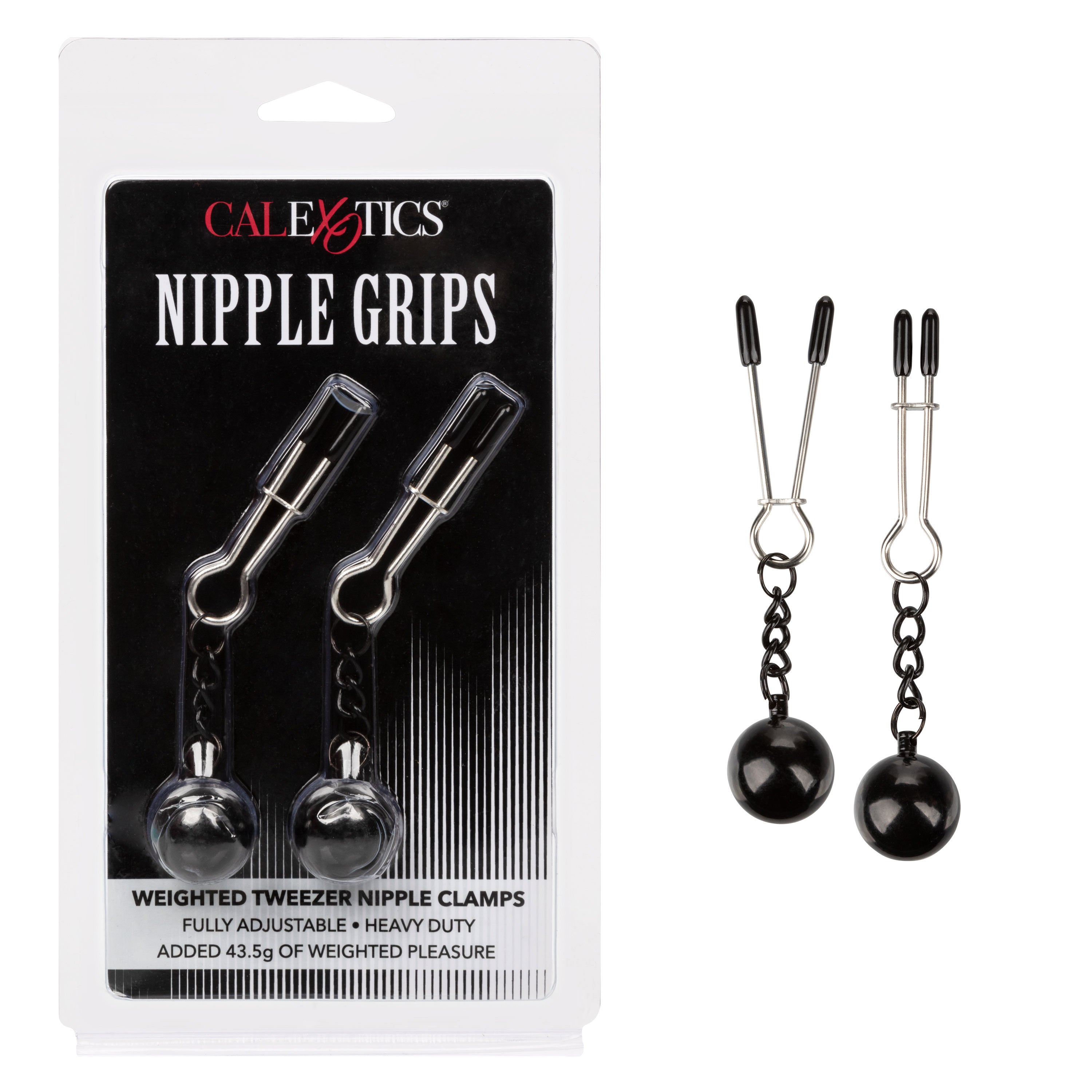 Weighted Tweezer Nipple Clamps – Fully Adjustable Nipple Grips for Precise Pressure Control > Sex Toys > Nipple Clamps