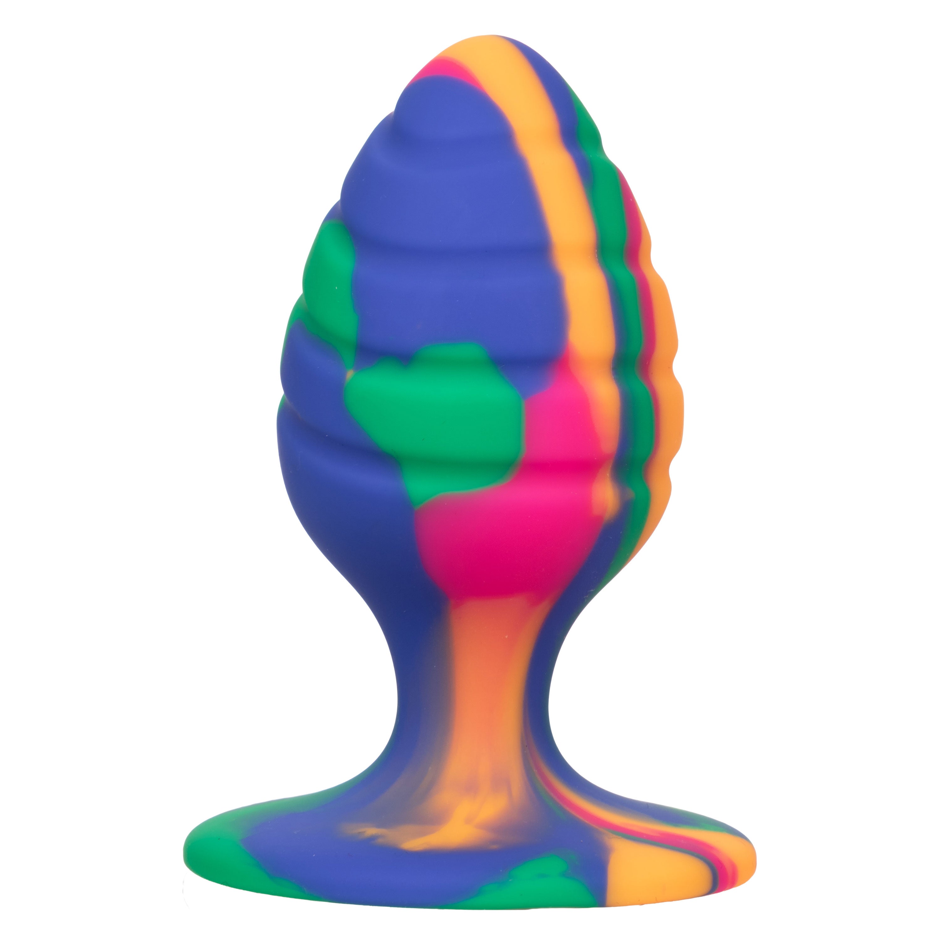 Cheeky Medium Swirl Tie Dye Butt Plug Butt Plugs
