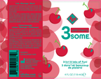 ID 3some Wild Cherry 3 in 1 Flavored Lubricant 118ml – Sugar-Free Personal Lubricant > Lube > Flavoured