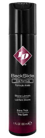 ID BackSlide Anal Formula – Silicone-Based Lubricant with Desensitizing Botanicals 30ml > Lube > Anal