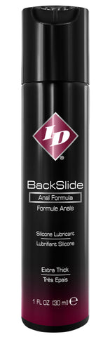 ID BackSlide Anal Formula 1floz/30mls Lubricant Anal Lubricant
