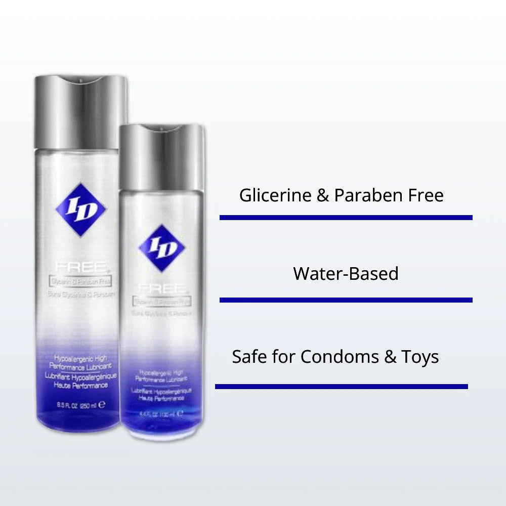 ID Free Hypoallergenic Water-Based Lubricant 250ml – Sensitive Skin Lubricant > Lube > Water Based