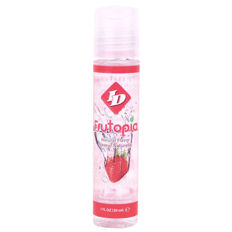 ID Frutopia Strawberry Personal Lubricant – Water-Based 30ml Lubricant > Lube > Flavoured