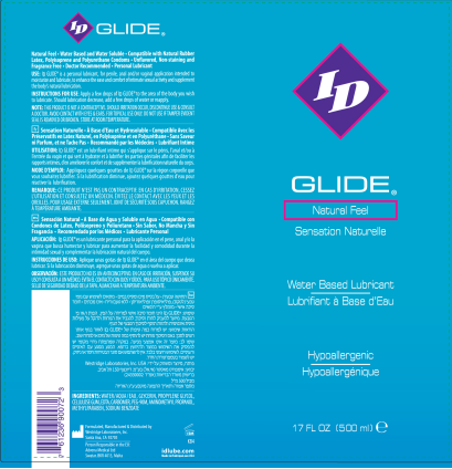 ID Glide Lubricant 8.5 Ounce Smooth and Silky Personal Intimacy Gel Water Based Lube