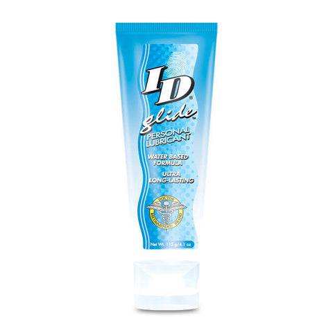 ID Glide Personal Lubricant Travel Size 4oz Compact Bottle for Smooth Intimacy Water Based Lube