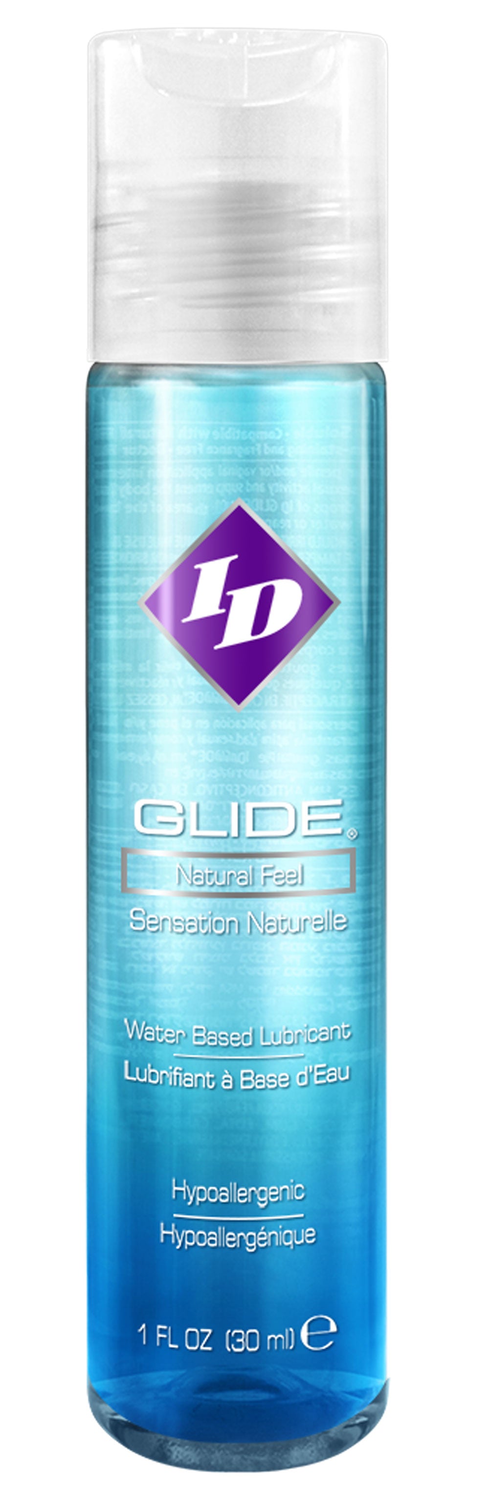 ID Glide Water-Based Lubricant 1 Ounce for Enhanced Intimacy and Smooth Sensation Water Based Lube