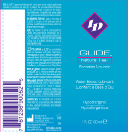 ID Glide Water-Based Lubricant 1 Ounce for Enhanced Intimacy and Smooth Sensation Water Based Lube