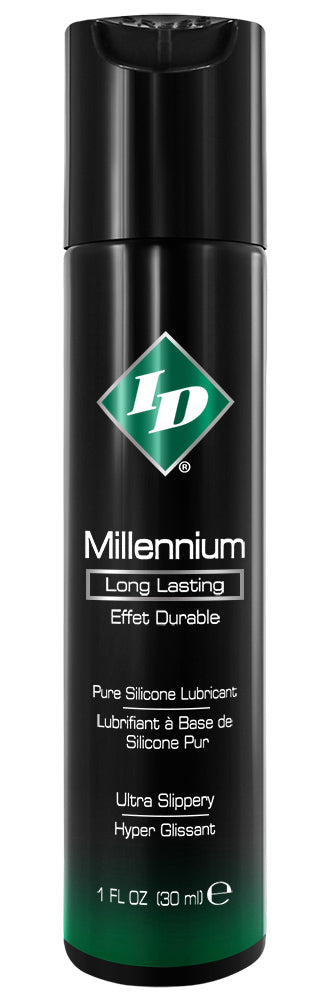 ID Millennium Silicone-Based Personal Lubricant 1 oz Travel-Friendly Bottle Secondary image