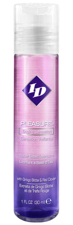 ID Pleasure 1 Ounce Water-Based Personal Lubricant with Natural Stimulants > Lube > Water Based