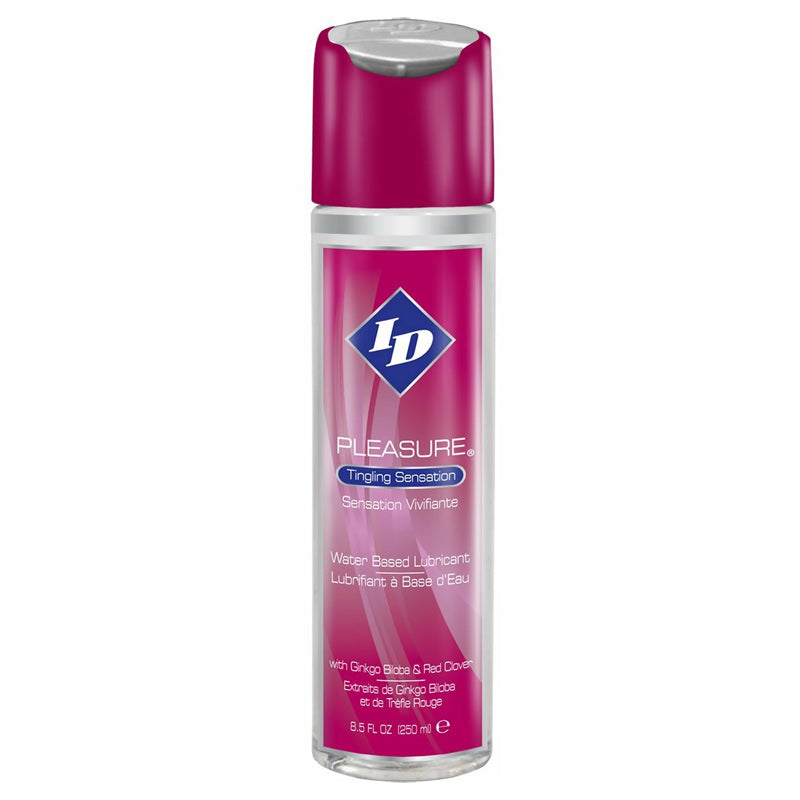 ID Pleasure Water-Based Lubricant with L-Arginine 8.5 oz – Enhanced Sensation Lubricant > Lube > Water Based
