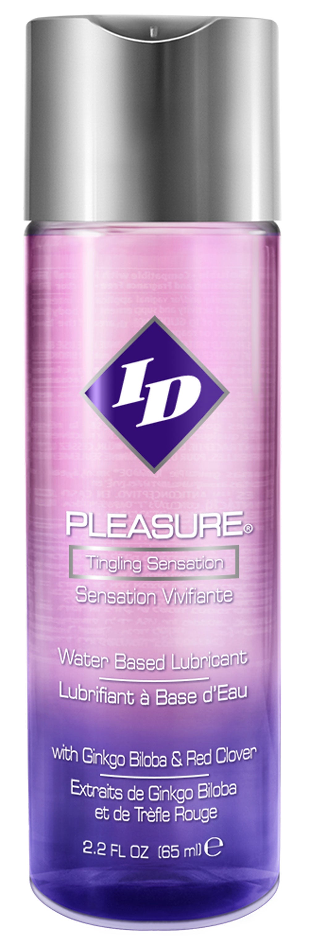 ID Pleasure Water-Based Lubricant with Tingling Sensation 2.2 Oz – Water-Based Lubricant > Essentials > Womens Enhancers Main image
