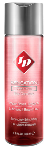 ID Sensation Warming Liquid Lubricant 2.2 Ounce for Enhanced Intimacy Water Based Lube
