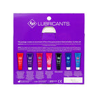 ID Sensual Lubricants 5-Pack Assorted Flavors Water-Based Personal Lubricant Set > Essentials > Massage Gift Set