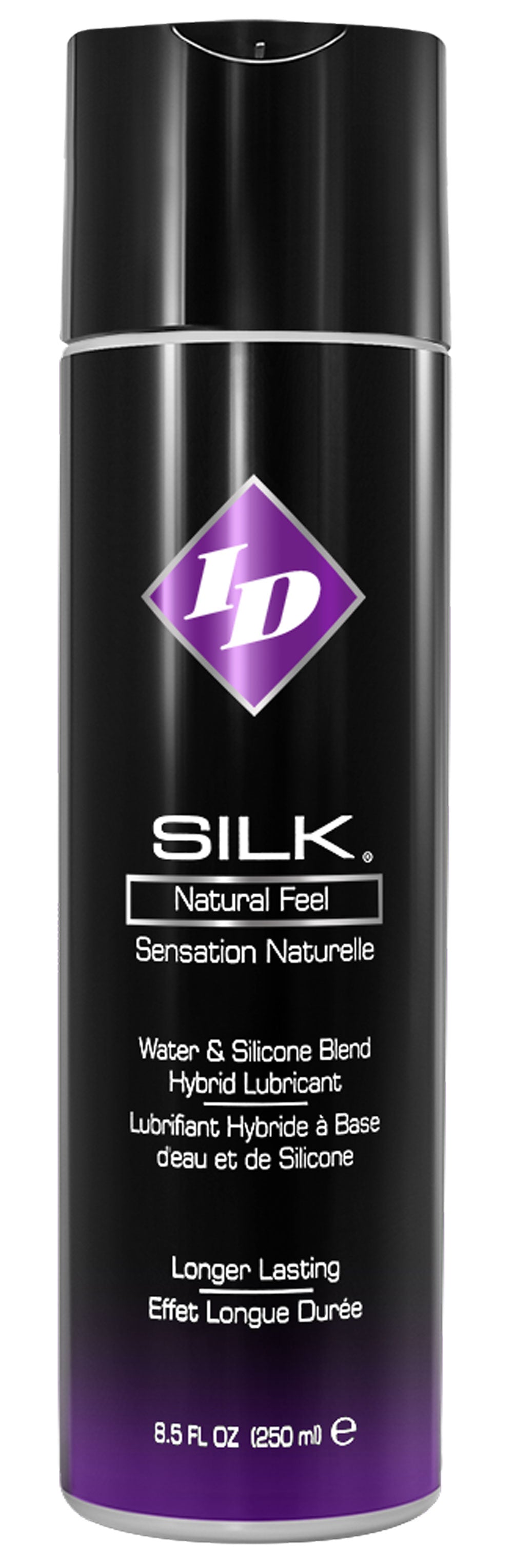 ID Silk Natural Feel Water-Based Lubricant 250ml – Hybrid Silicone and Water-Based Lubricant Secondary image
