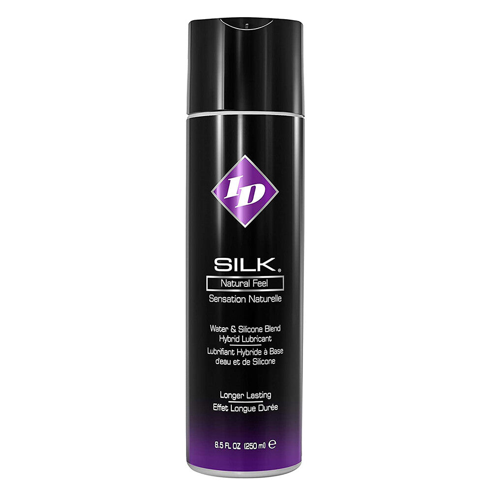 ID Silk Natural Feel Water-Based Lubricant 250ml – Hybrid Silicone and Water-Based Lubricant > Lube > Hybrid Main image