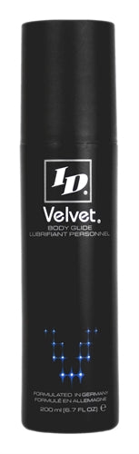 ID Velvet Silicone Lubricant – 6.7oz Bottle Silky Smooth Lubricant Secondary image