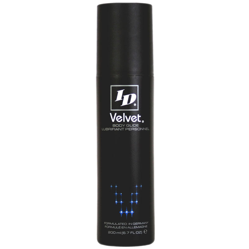 ID Velvet Silicone Lubricant – 6.7oz Bottle Silky Smooth Lubricant > Lube > Silicone Main image