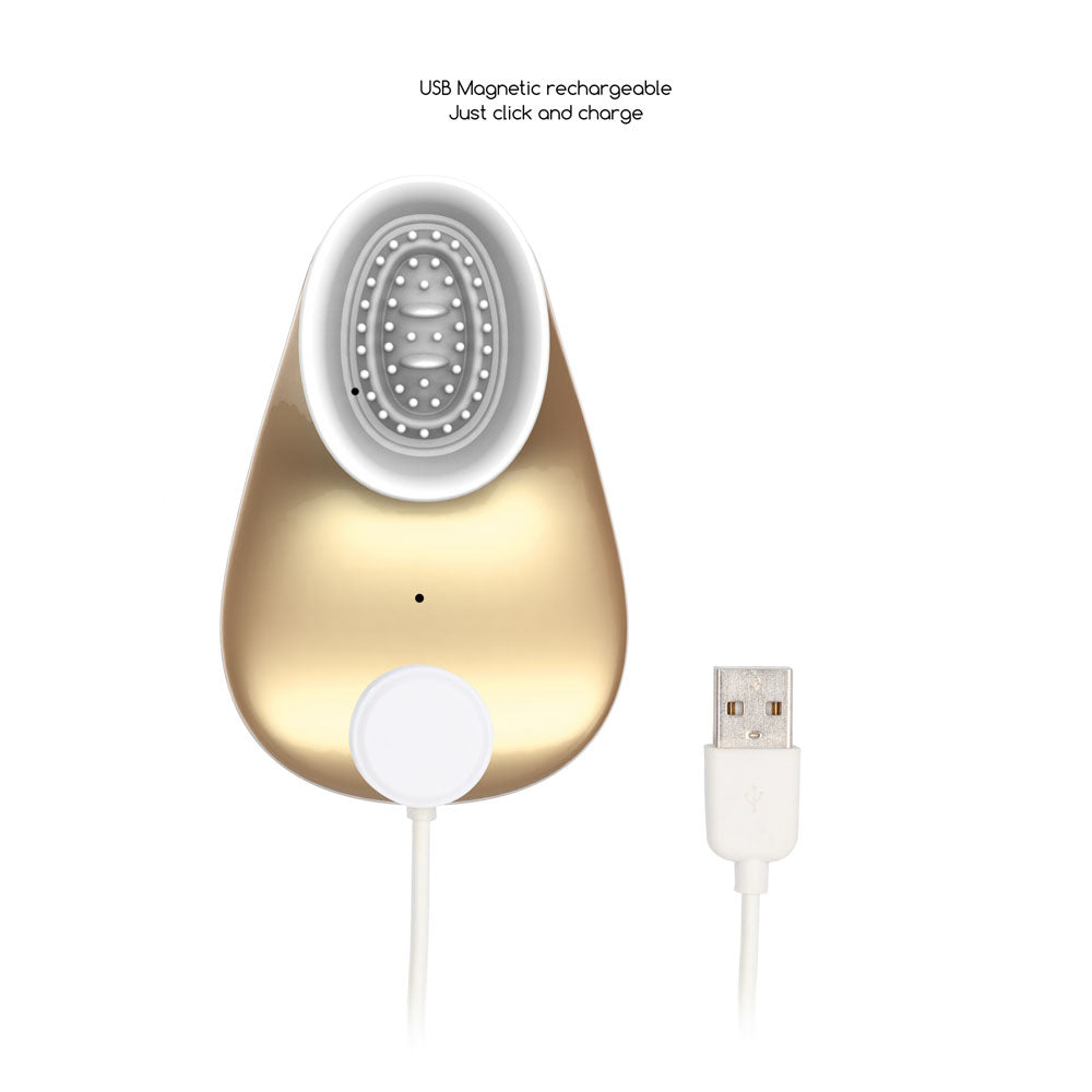 Twitch 1 Stimulator with Suction Gold STIMULATORS