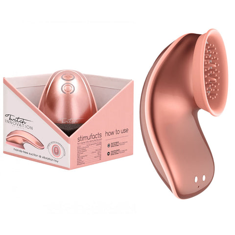 Twitch 1 Stimulator with Suction Rose Gold Rose Gold STIMULATORS