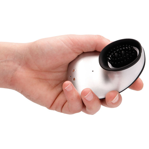 Twitch 1 Stimulator with Suction Silver Adult Sex Toy STIMULATORS