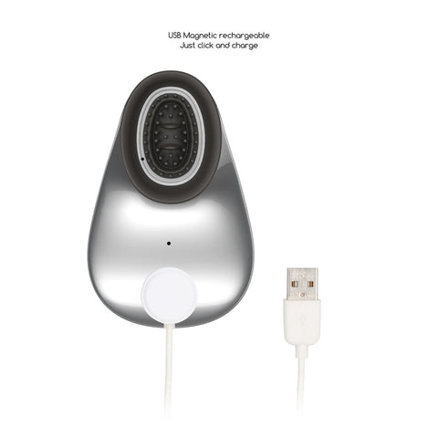 Twitch 1 Stimulator with Suction Silver Adult Sex Toy STIMULATORS