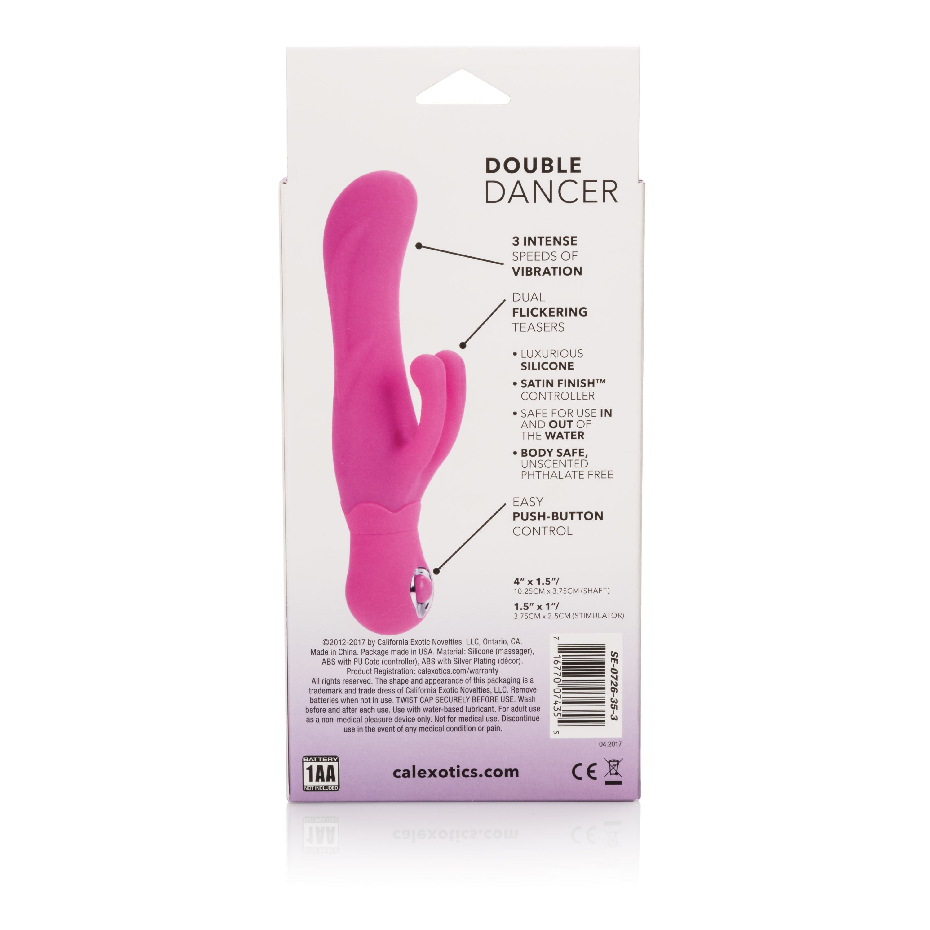 Posh Silicone Thumper Dual Massager – Rechargeable Silicone, 3 Speeds Massager > Vibrators > Ladies > Rabbit