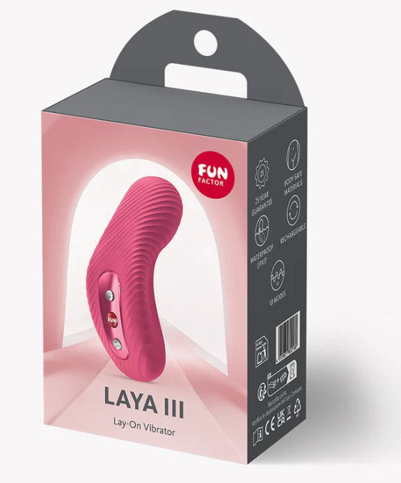 Fun Factory LAYA III USB-C Rechargeable Silicone Clitoral Stimulator Magenta > Sex Toys For Ladies > Clitoral Vibrators and Stimulators