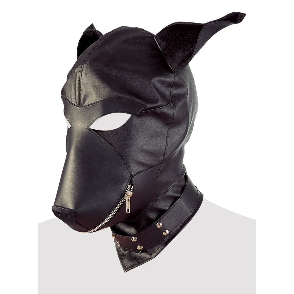 Imitation Leather Dog Mask Masks