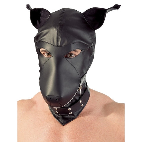 Imitation Leather Dog Mask Masks