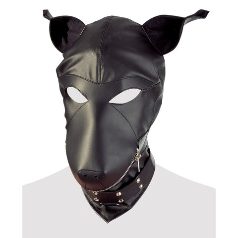 Imitation Leather Dog Mask Default Title Masks