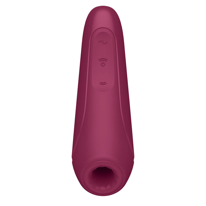 Satisfyer Curvy 1 Plus – App Enabled Clitoral Stimulator with Air-Pulse and Vibration Functions > Sex Toys For Ladies > Air Pulsation