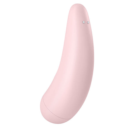 Satisfyer Curvy 2 Plus (Pink) – App Enabled Clitoral Massager > Sex Toys For Ladies > Air Pulsation
