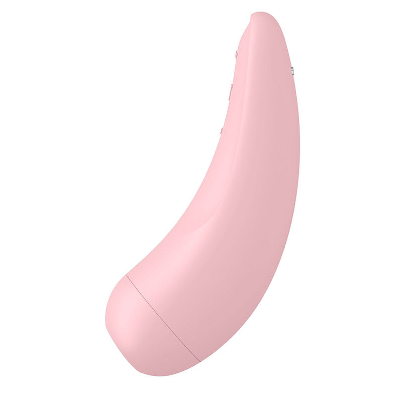 Satisfyer Curvy 2 Plus (Pink) – App Enabled Clitoral Massager > Sex Toys For Ladies > Air Pulsation