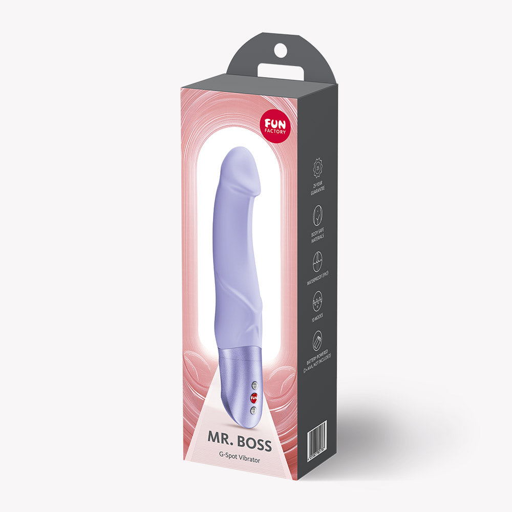 Fun Factory Mr. Boss 21 cm Curved Silicone G-Spot Vibrator > Vibrators > G-Spot
