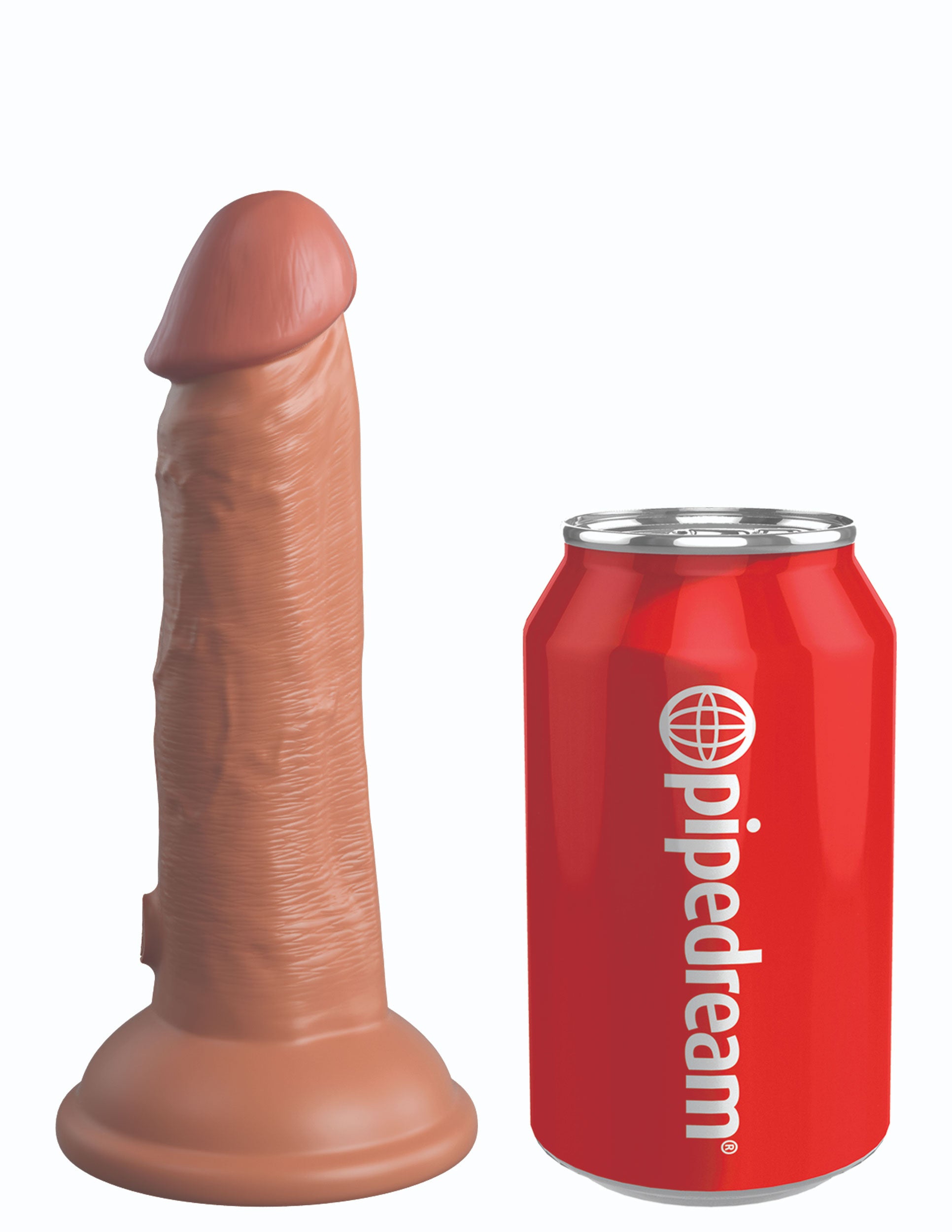 King Cock Elite 6 Inch Dual Density Vibrating Cock (Flesh Brown) – Vibrating Dildo Default Title > Vibrators > Realistic Vibrators