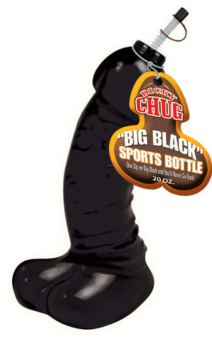 Dicky Chug Sports Bottle Black 20oz Durable Party Favor Gift Black Bachelor & Bachelorette Items
