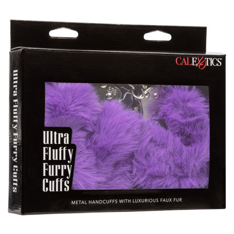 Ultra Fluffy Purple Furry Handcuffs For Couples Play > Bondage Gear > Handcuffs