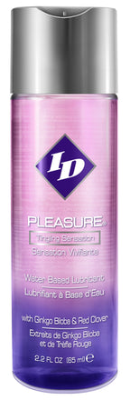 ID Pleasure Water-Based Lubricant with Tingling Sensation 2.2 Oz – Water-Based Lubricant Default Title > Essentials > Womens Enhancers