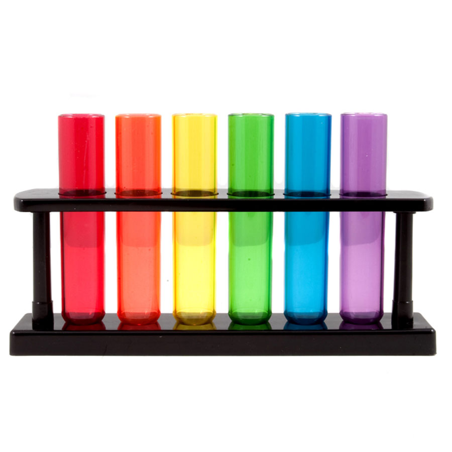 Test Tube Shooter Shot Glass Set With Wooden Display Stand Default Title Games
